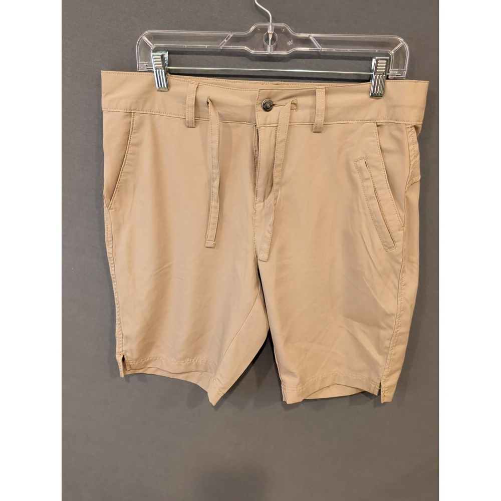 Magellan Outdoors Shorts Mens Medium Khaki Hiking Fishing Drawstring Outdoor